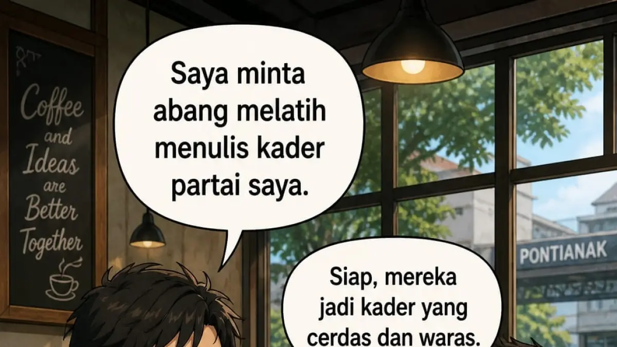 Kader Partai Seperti Tersadar Pentingnya Literasi
