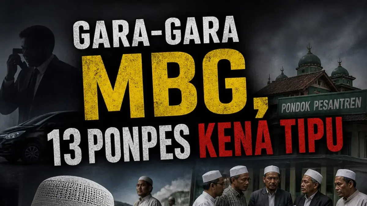 Gara-gara MBG, 13 Pondok Pesantren Kena Tipu
