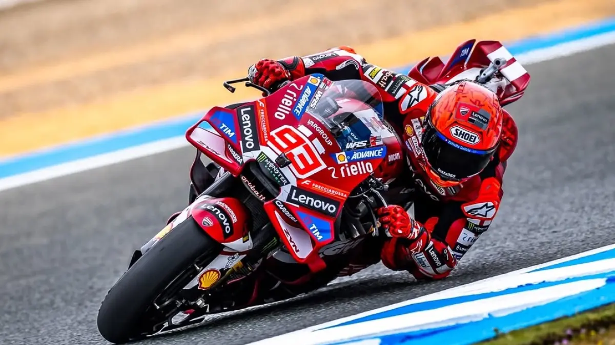 Marc Marquez datang ke Le Mans dengan ambisi besar. (ducaticorse)  