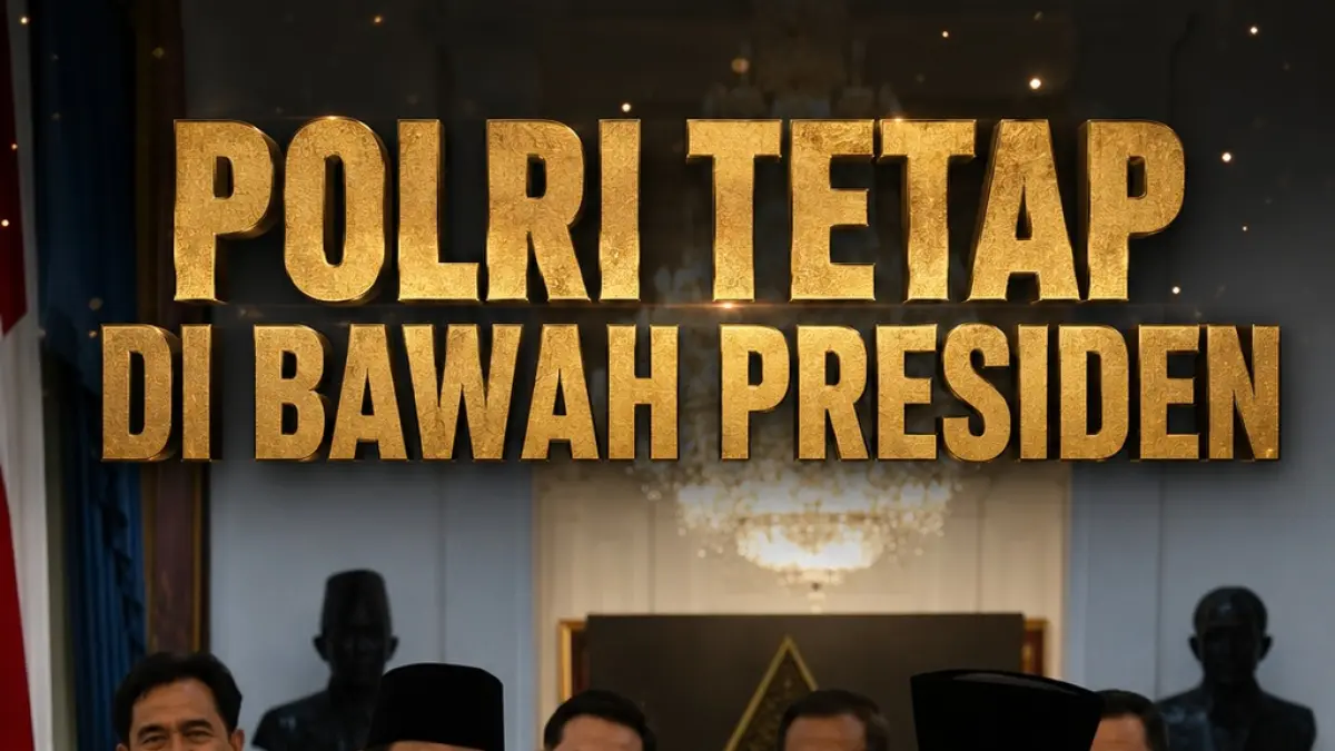 Polri Tetap di Bawah Presiden, Mau Gimana Lagi?
