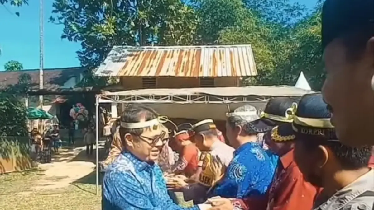 Wamen Komdigi saat menghadiri peluncuran Festival Egran Tanoker. (Instagram Tanoker)