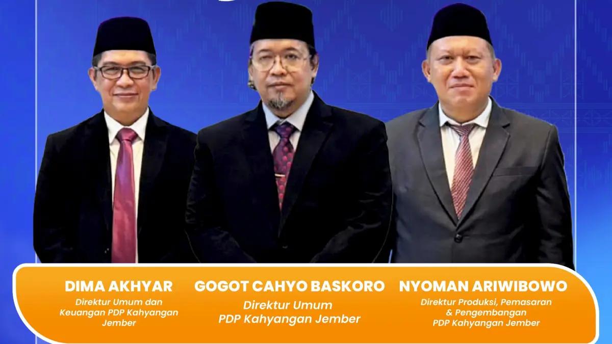 SELAMAT!  Jajaran Direksi Perusahaan Daerah Perkebunan (PDP) Kahyangan Jember Resmi Dilantik Gus Fawait Bupati Jember