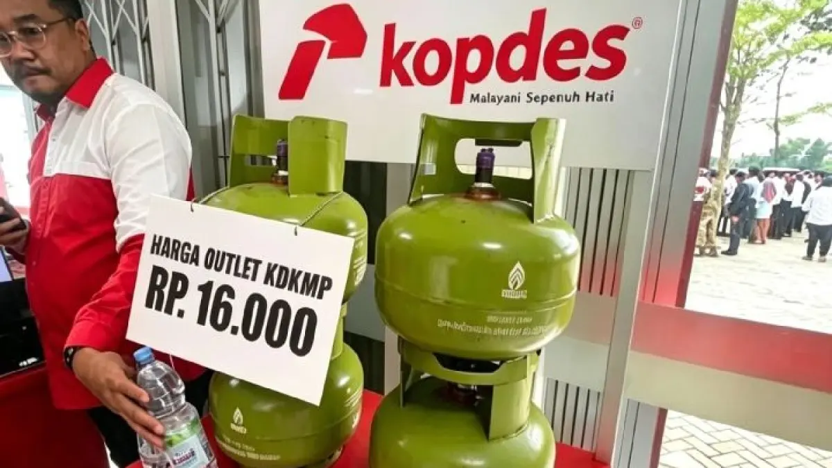 Ilustrasi koperasi merah putih menjual gas melon LPG 3 Kilogram (ISTIMEWA)