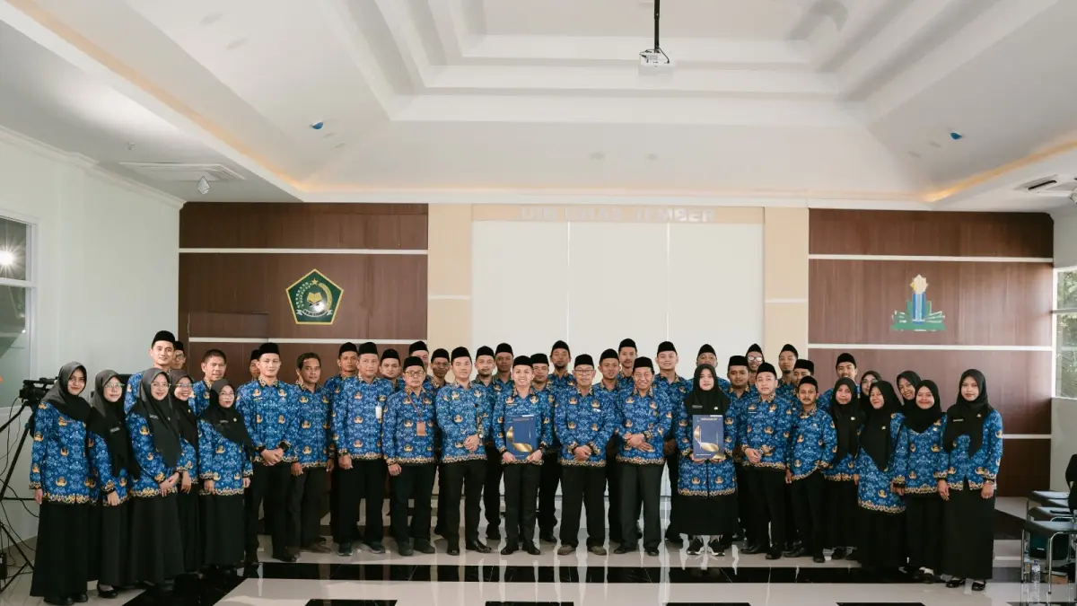 37 CPNS UIN KHAS Jember Resmi Dilantik Jadi PNS, Rektor Tekankan Integritas ASN (HUMAS UIN KHAS JEMBER)
