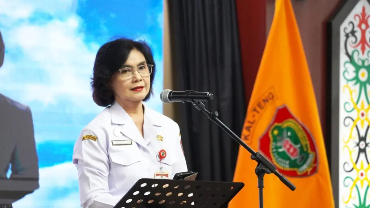Pj Sekretaris Daerah (Sekda) Provinsi Kalteng, Linae Victoria Aden. (BIROADPIM KALTENG)