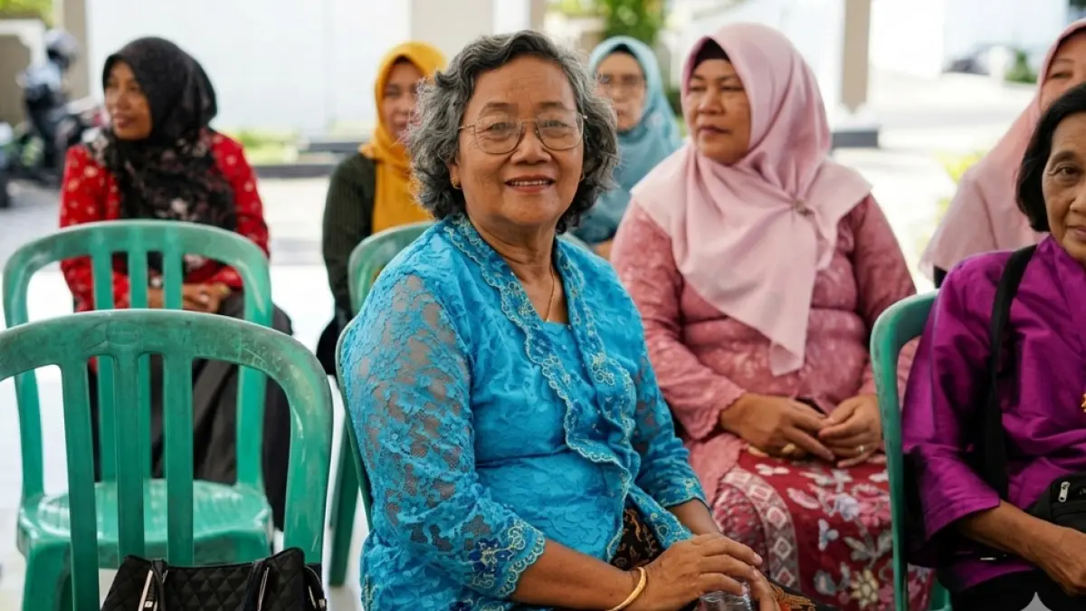 “Kami ingin mereka tetap aktif dan bahagia di usia senja.” LALA SYAHRI, Ketua Selantang Kelurahan Sumbersari. (M. ADHI SURYA/RADAR JEMBER)