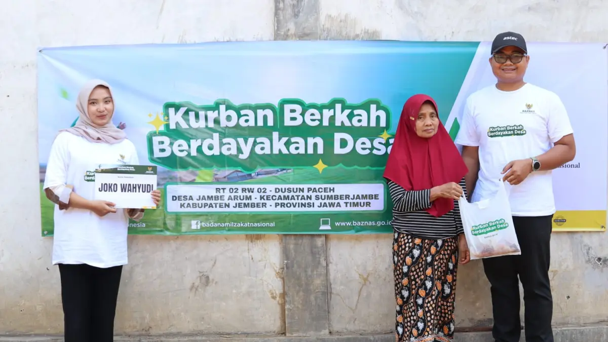 BAZNAS Jember Salurkan Hewan Kurban ke Desa-Desa,&nbsp;Tiga Tahun Berturut-turut Balai Ternak Sukses Suplai Domba