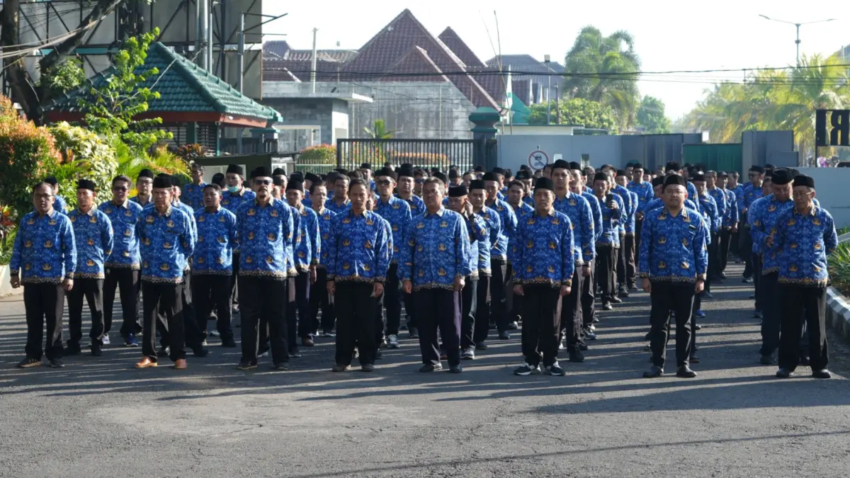 UIN KHAS Jember laksanakan upacara memperingati Hari Pancasila. (HUMAS UIN KHAS JEMBER)