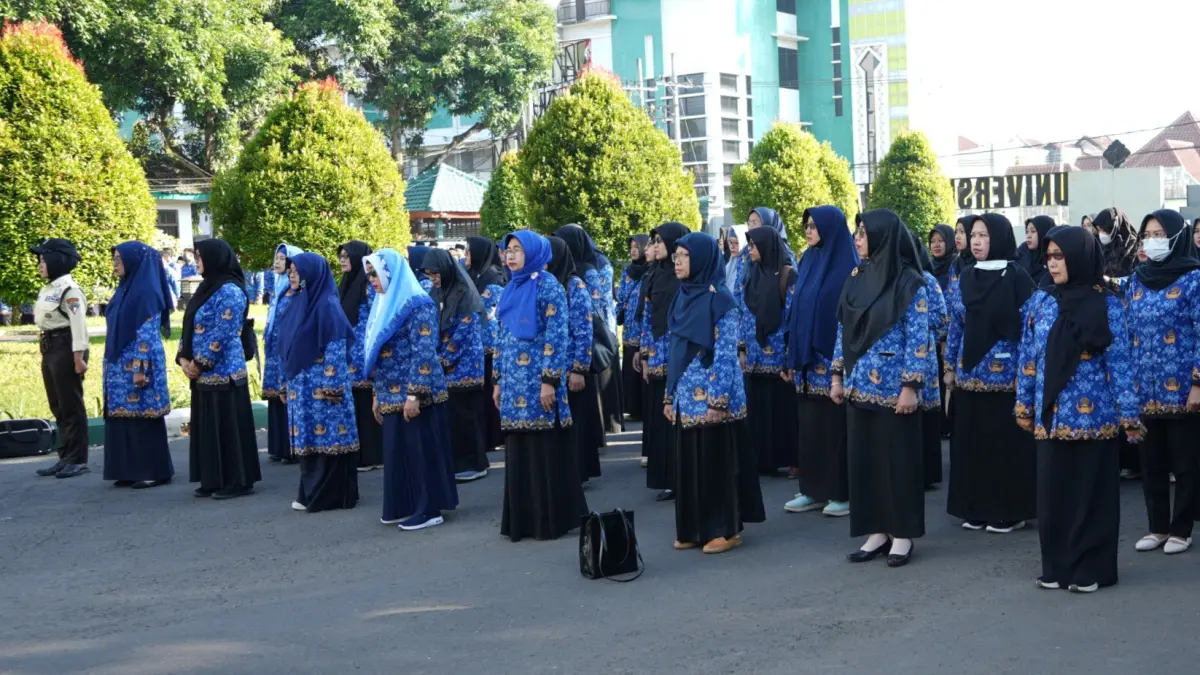 UIN KHAS Jember laksanakan upacara memperingati Hari Pancasila. (HUMAS UIN KHAS JEMBER)
