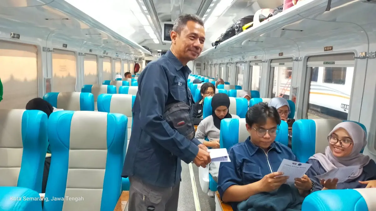 3 Tahun KA Argo Merbabu, Layani Lebih dari 462 Ribu Pelanggan dan Catat Tren Pertumbuhan Signifikan. (HUMAS DAOP 4)