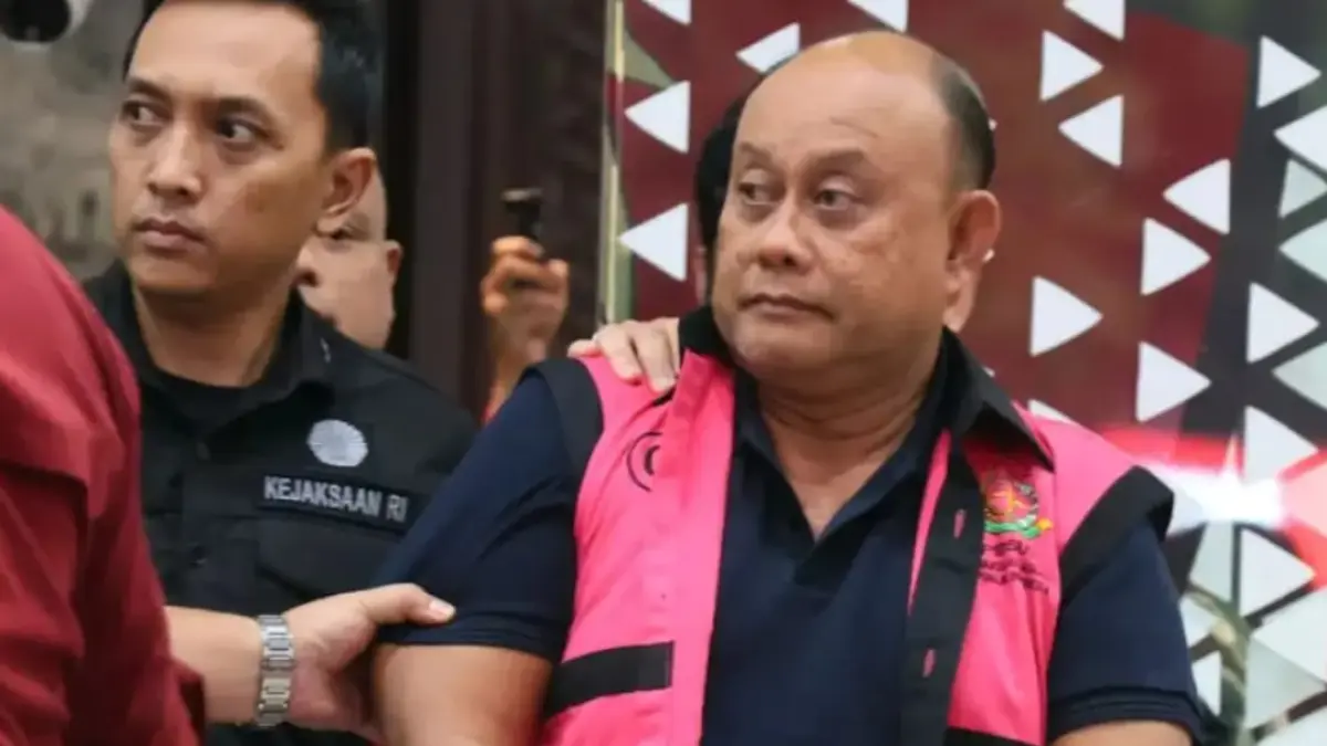 Mantan kepala Dadan Hindayana resmi di tahan Kejaksaan Agung, Jakarta, Rabu (3/6/2026) - (Dery Ridwansah /JawaPos.com)