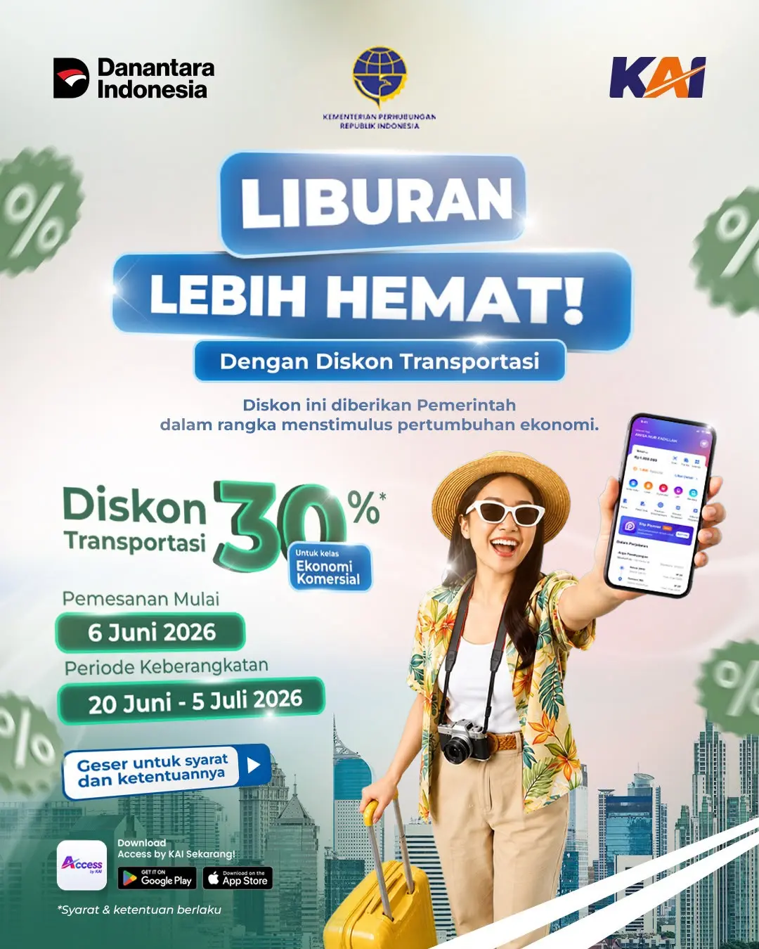 Liburan Sekolah Lebih Hemat, KAI Daop 4 Semarang Dukung Program Diskon Transportasi Dari Pemerintah untuk Kereta Ekonomi Komersial