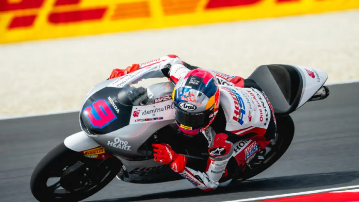 Veda Ega Pratama, pembalap muda asal Gunungkidul, Yogyakarta, pulang tanpa memetik satu poin pun di Moto3 Hungaria. (Dok. Honda Team Asia)
