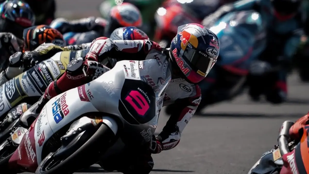 Veda Ega Pratama di Balaton Park, Moto3 Hungaria. (IG/veda_54)