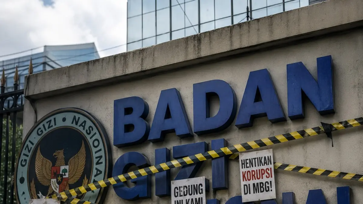 Gedung Disegel, Dapur Mati, Demonstran Bawa Panci
