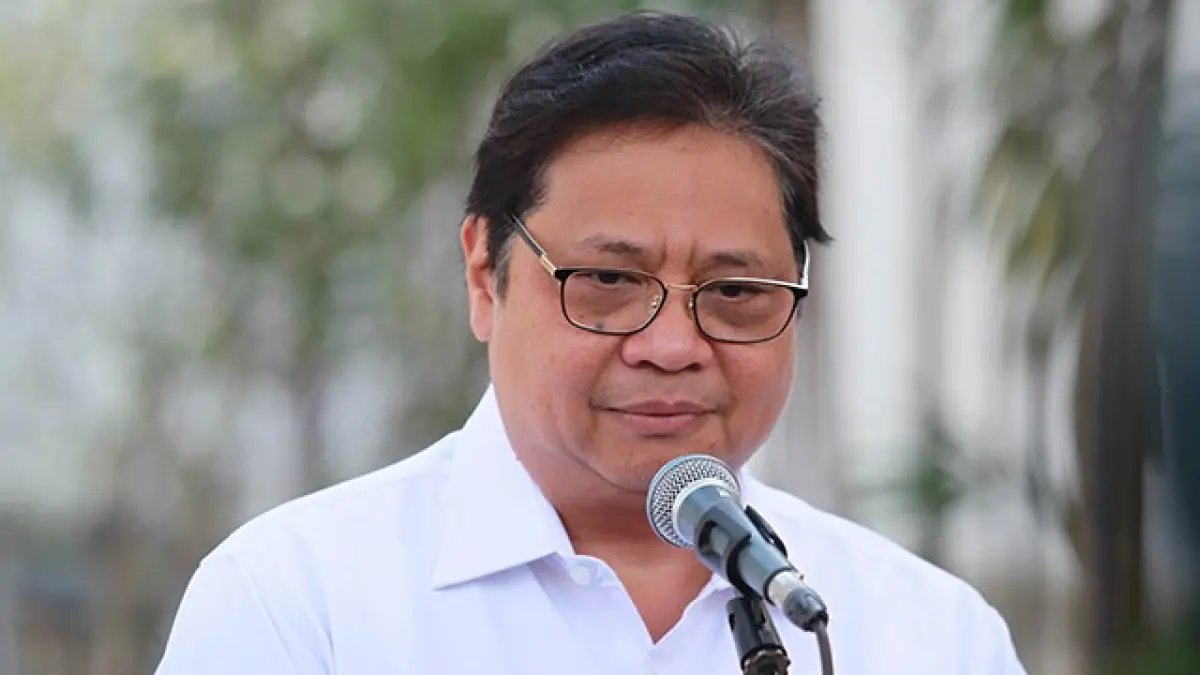 Menteri Koordinator Bidang Perekonomian Airlangga Hartarto. (Raka Denny/Jawa Pos)