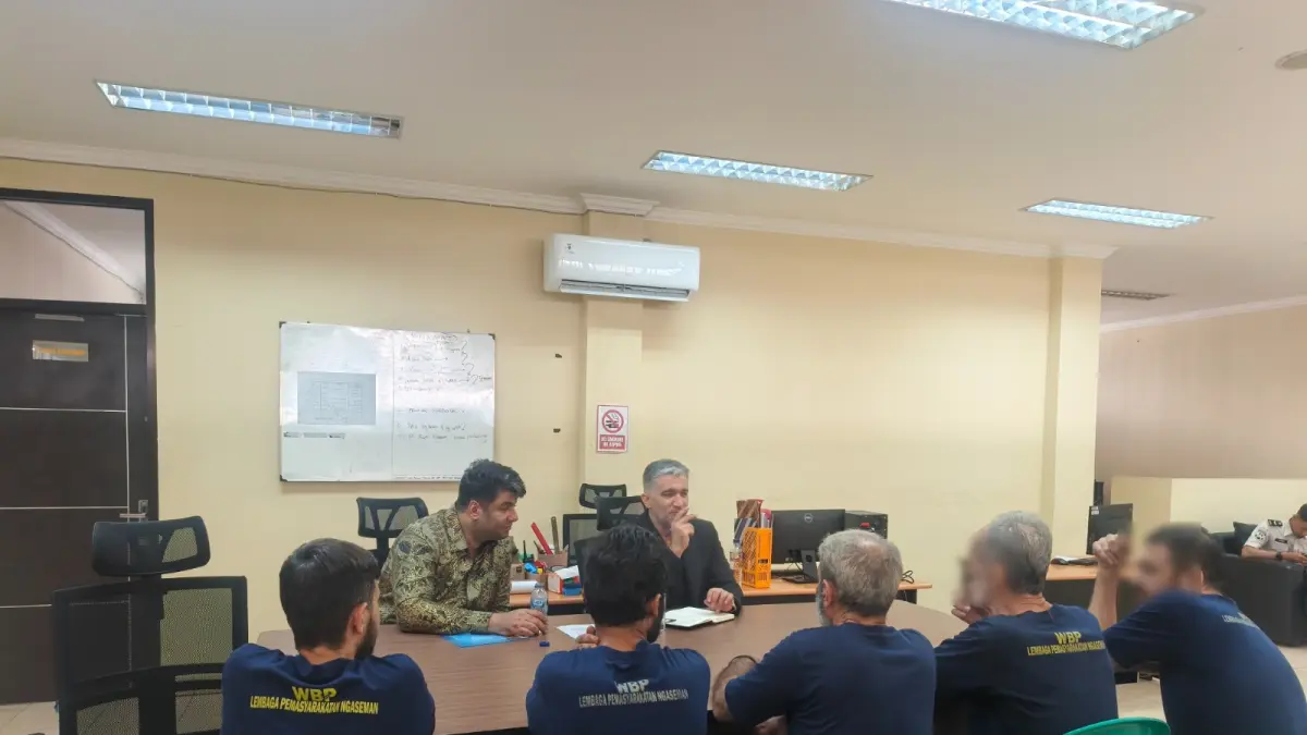 Lapas Kelas IIA Ngaseman Fasilitasi Kunjungan Konsuler Kedutaan Besar Iran bagi Warga Binaan
