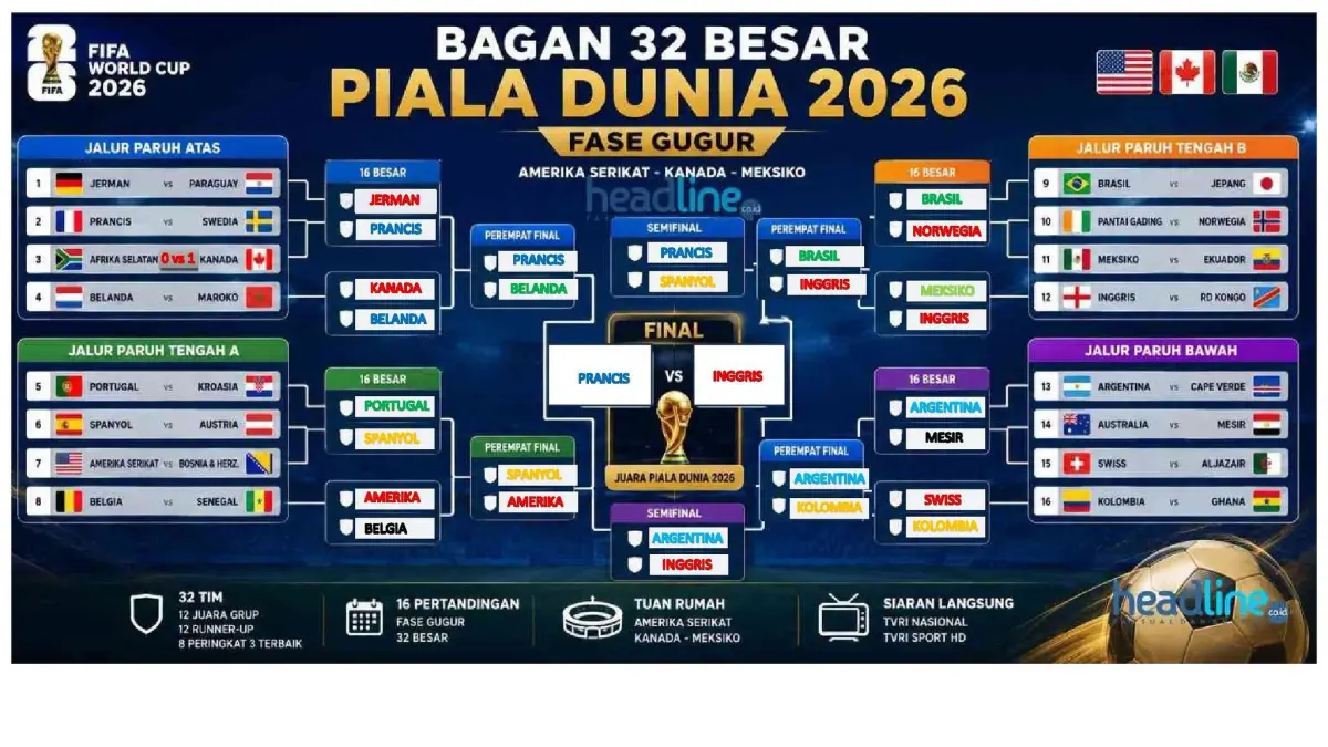 Berita Viral Seputar Piala Dunia.. Apakah Benar Perjalanan dr 32 besar Sampai Prediksi Final Seperti Ini (FB Jefsi Maalonsang)