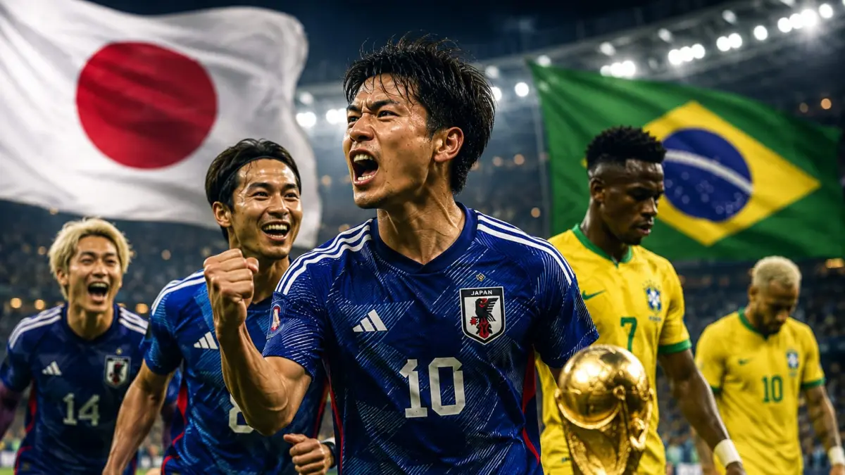 Jepang vs Brasil