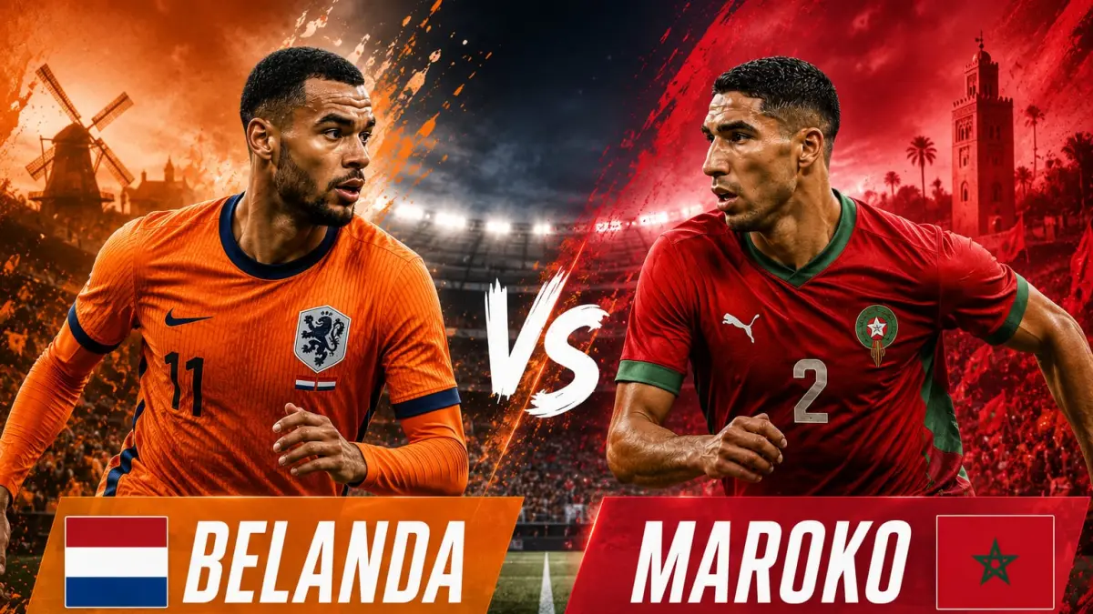 Pertaruhan Belanda kontra Maroko dibabak 32 besar piala dunia