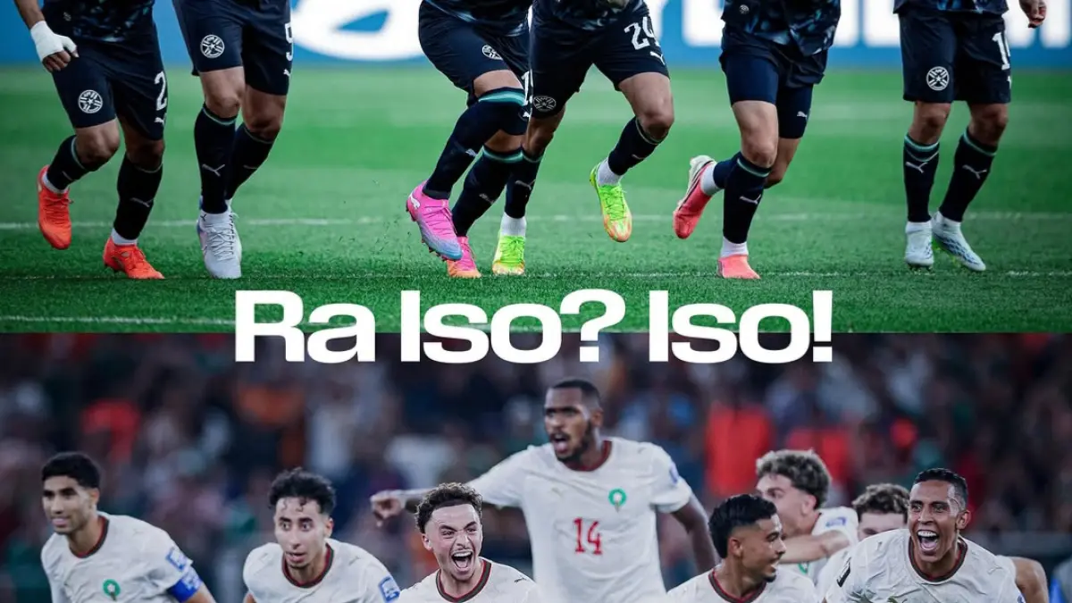 Timnas Paraguay dan Timnas Maroko. (Dok. FIFA)