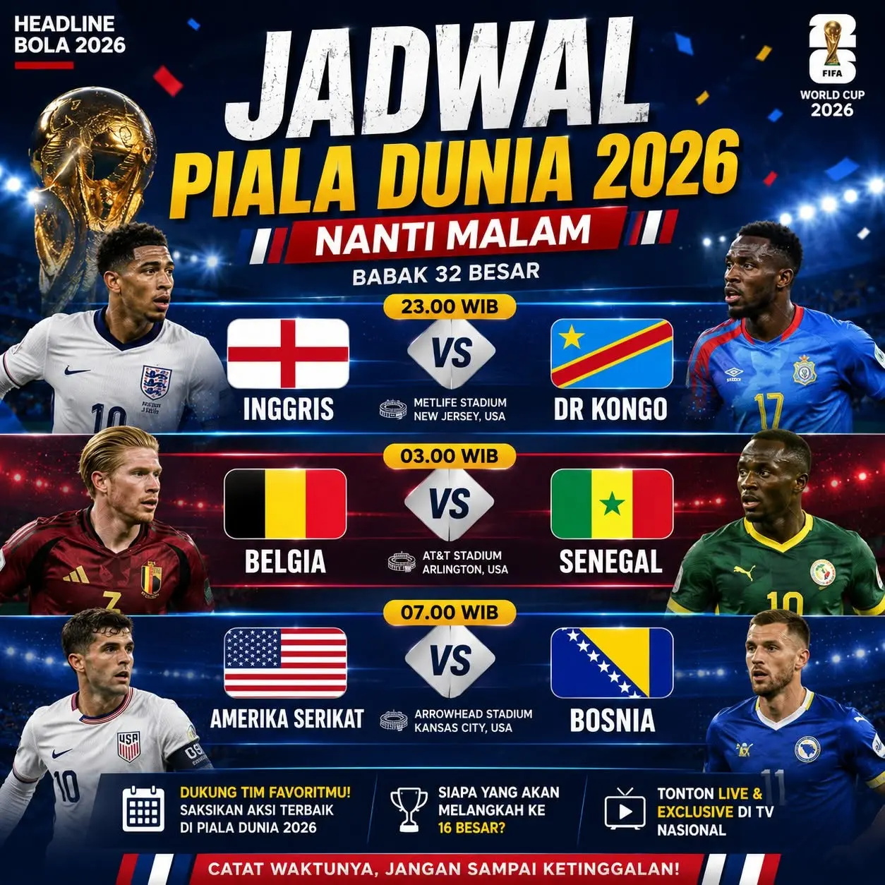 JADWAL PIALA DUNIA 2026 NANTI MALAM (FB 𝐇𝐄𝐀𝐃𝐋𝐈𝐍𝐄 𝐁𝐎𝐋𝐀 𝟐𝟎𝟐𝟔)
