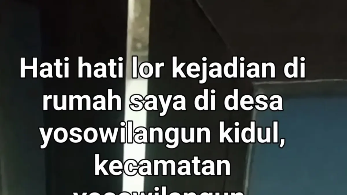 Tangkap layar saat warga menunjukkan kondisi rumahnya dimasuki maling