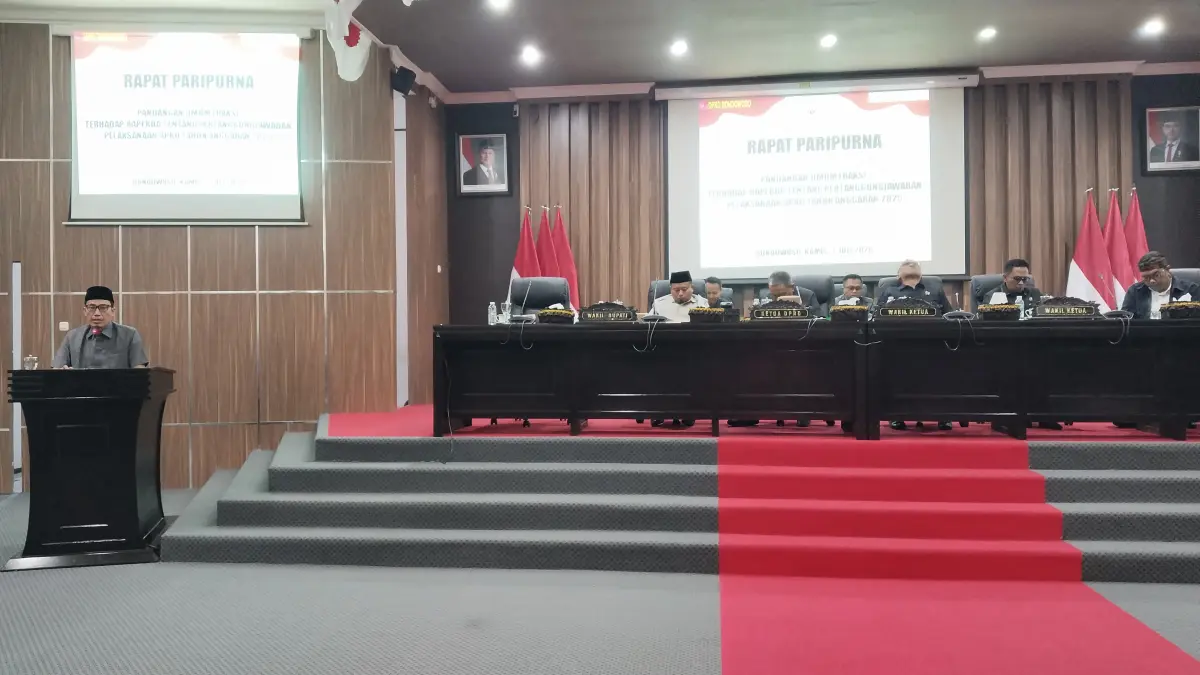 Jubir Fraksi Gerindra DPRD Bondowoso, Abdul Majid (FAQIH/RJ)