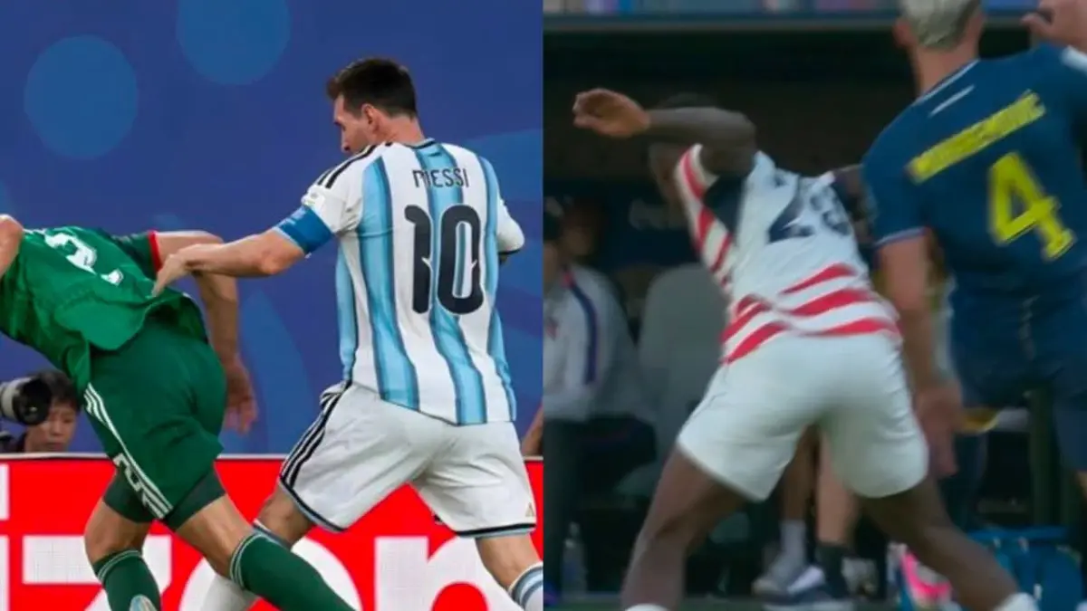 Perbandingan pelanggaran Messi dan kartu merah yang diterima pemain USA di Piala Dunia 2026