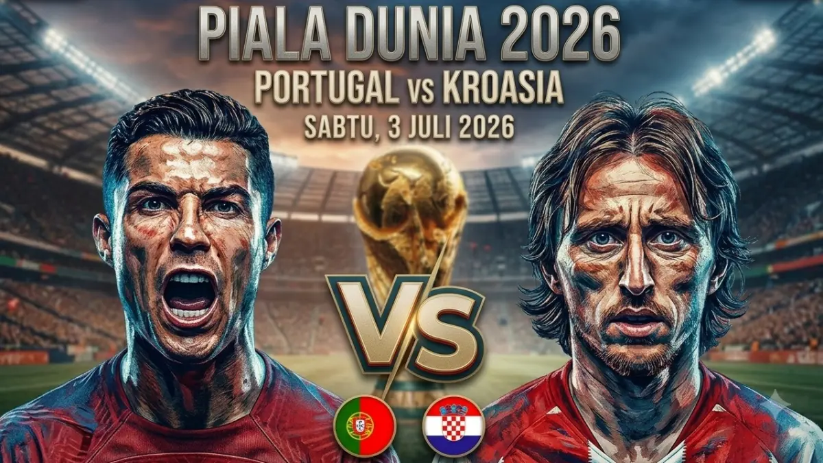 Prediksi laga Portugal vs Kroasia babak 32 besar Piala Dunia 2026. Last dance Ronaldo atau Modric?
