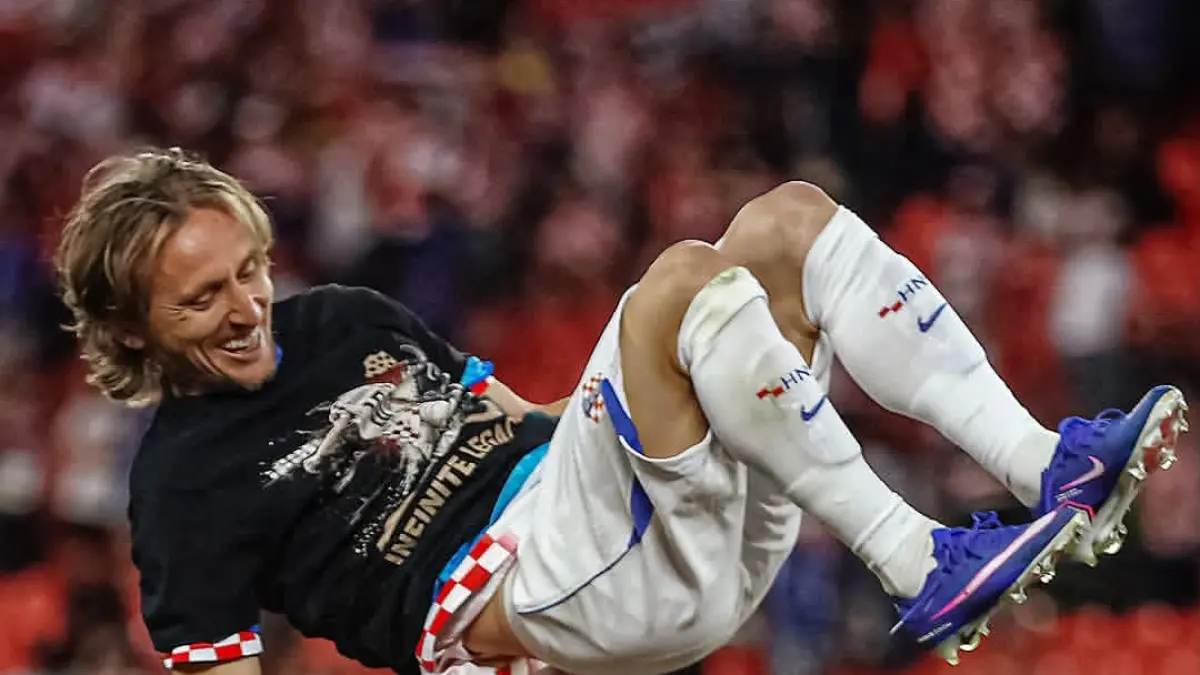 Kapten Timnas Kroasia, Luka Modric. (Dok. hss-cff/Timnas Kroasia)