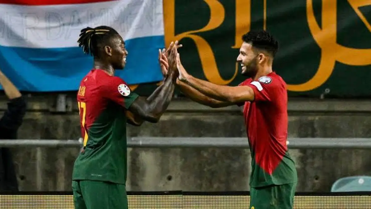 Rafael Leao dan Goncalo Ramos
