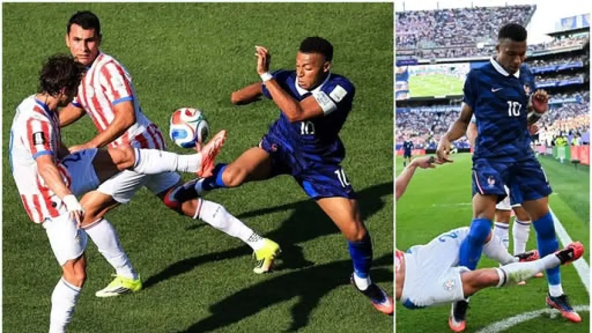Laga sengit nan keras antara Paraguay vs Prancis