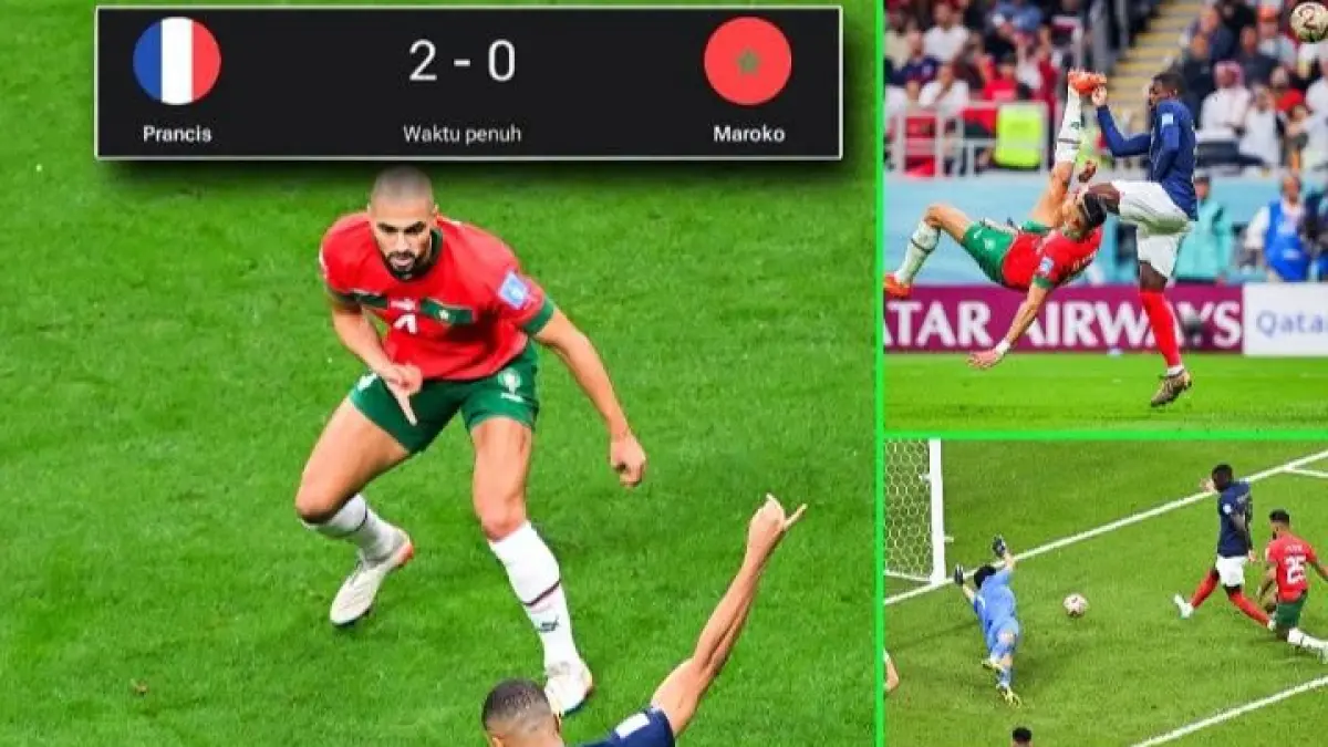 Prancis vs Maroko jadi laga ulangan di Piala Dunia 2022 (FB Fakta Sepakbola)