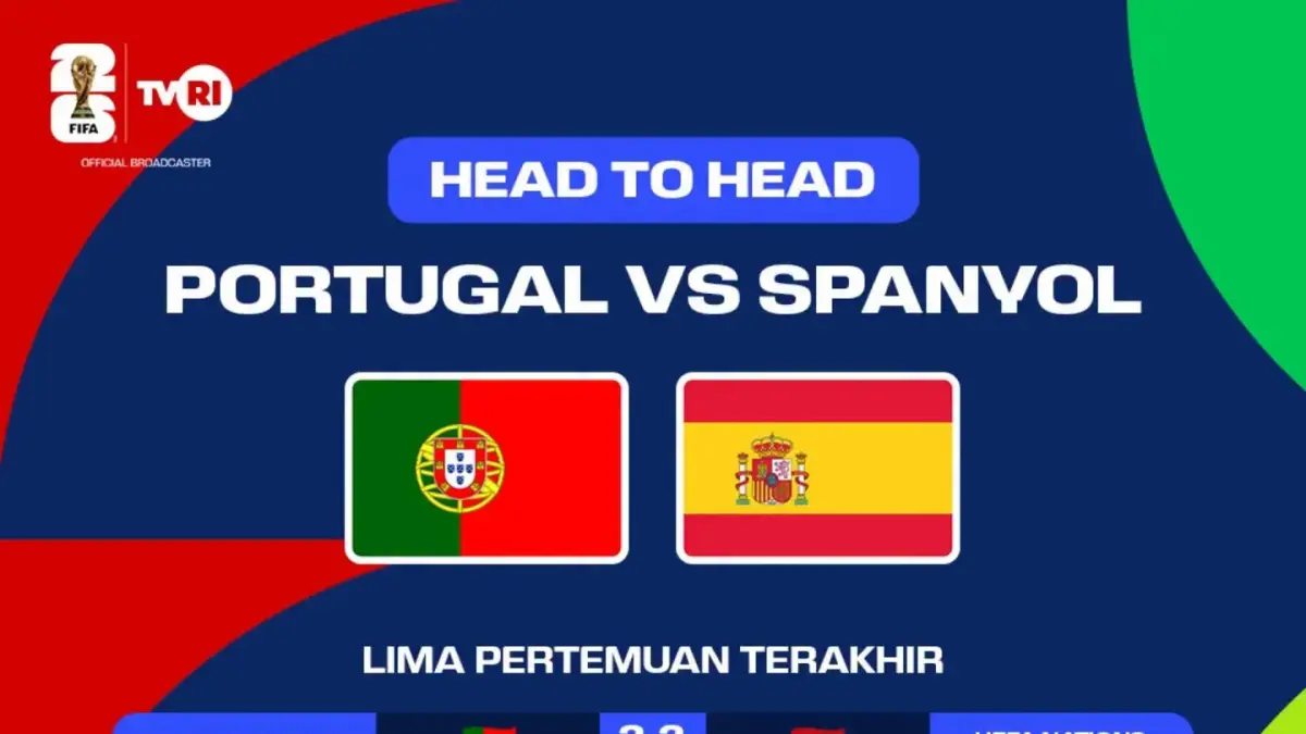 Head to Head Portugal vs Spanyol (FB TVRI Sports HD)