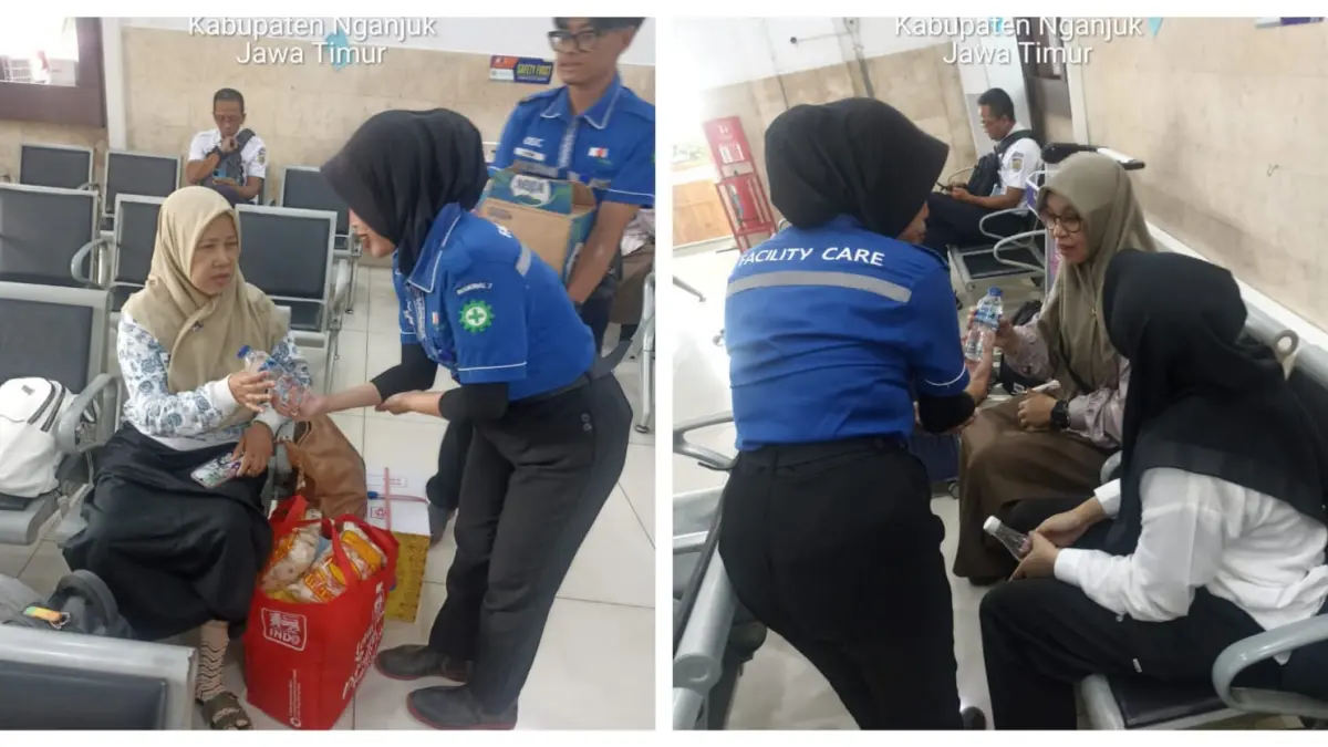 Pembagian Sr 1 Penumpang KA Rangajati 13 pelanggan (HUMAS DAOP 7)