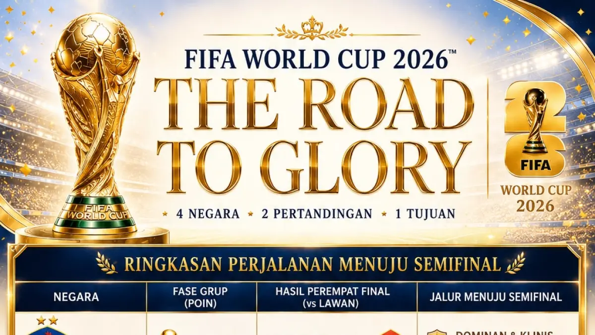 Jadwal dan Hasil Piala Dunia 2026, Update Minggu 12 Juli 2026