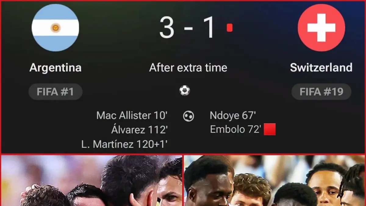 Statistik Argentina vs Swiss