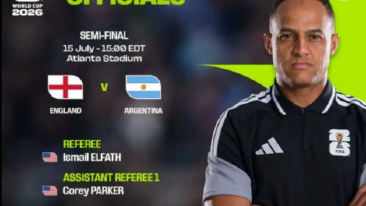 Wasit Ismail Elfath, Pernah Untungkan Lionel Messi, Akankah Wasit Amerika Ini Jadi Jimat Sakti Argentina Lawan Inggris?