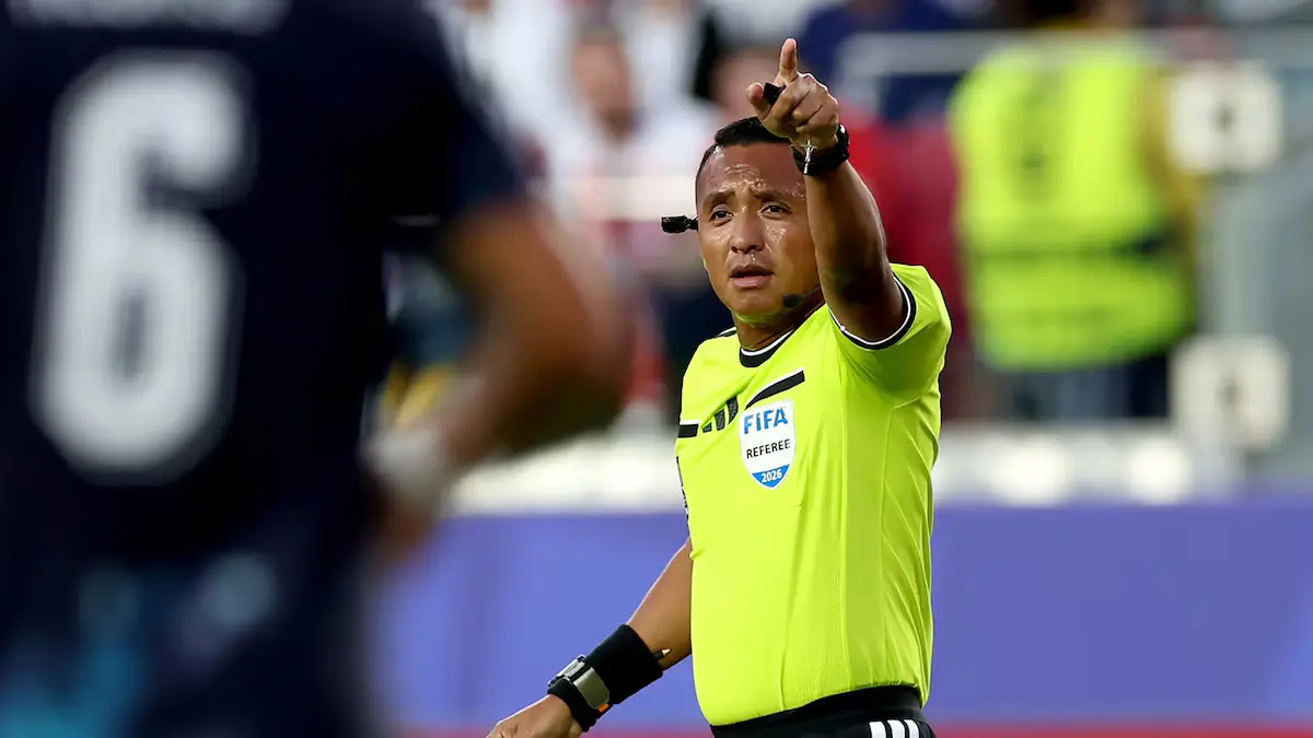 Wasit Ivan Barton resmi ditunjuk FIFA memimpin laga Prancis vs Spanyol di semifinal Piala Dunia 2026. (AS/Benjamin Fanjoy)