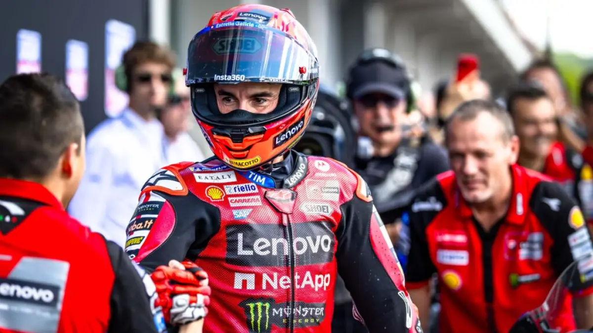 Dukati blak-blakan soal alasan depak Bagnaia hingga alotnya nego kontrak Marc Marquez. (Ducati)