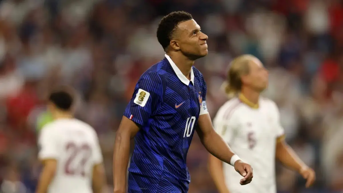 Kylian Mbappe mandul di semifinal Piala Dunia 2026 melawan Spanyol, dini hari tadi. (TyC Sports)