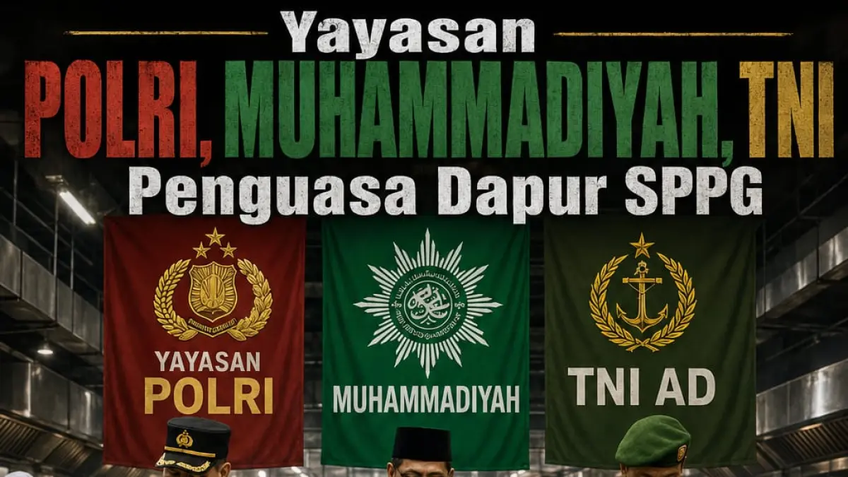 Yayasan Polri, Muhammadiyah, TNI Penguasa Dapur SPPG
