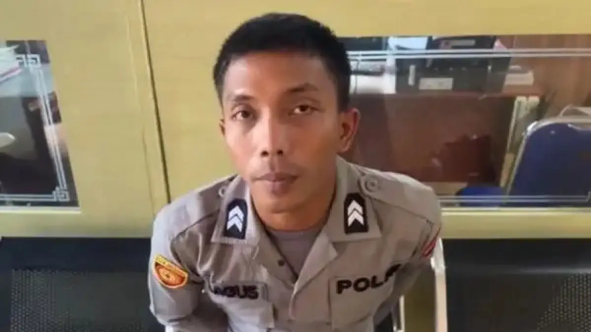 SIGAP: Polisi gadungan yang diamankan Satreskrim Polres Jember. (POLRES JEMBER)
