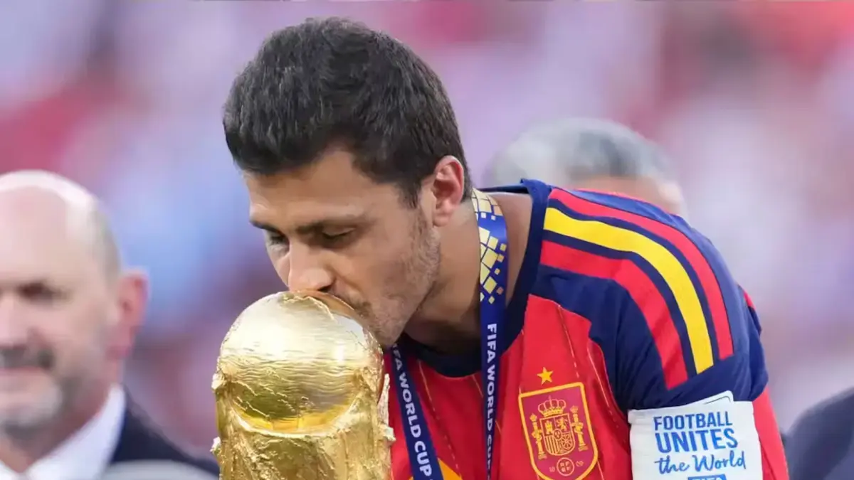 Rodri, gelandang timnas Spanyol. (onefootball)