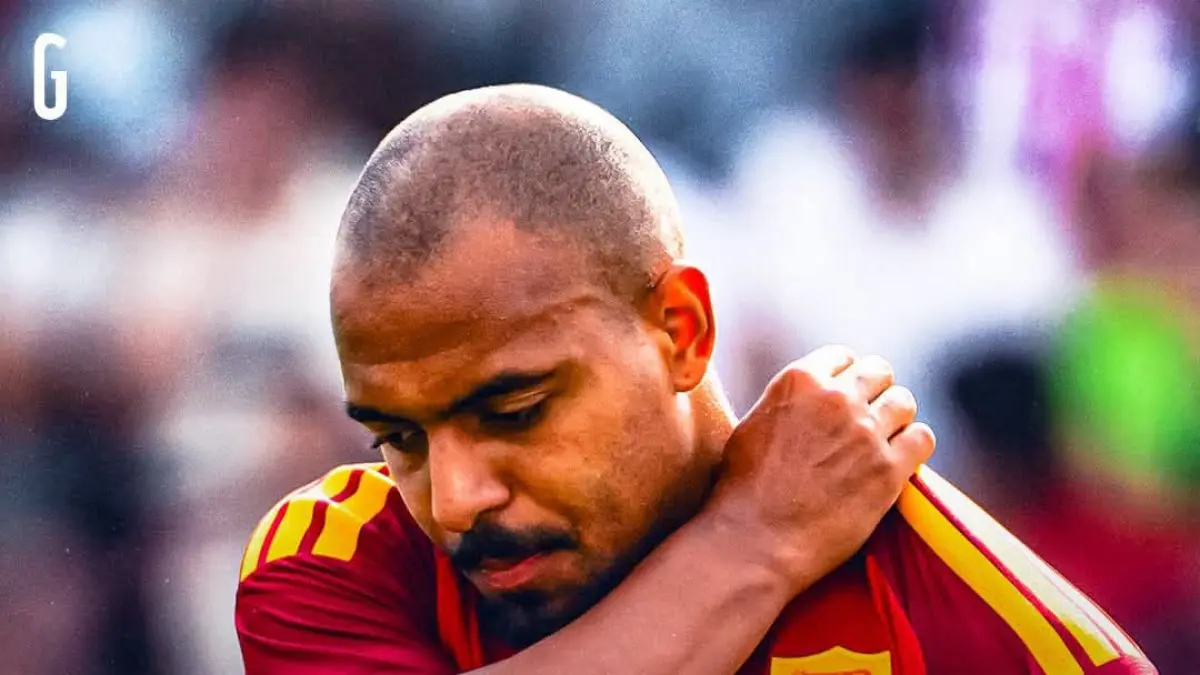Malen, striker AS Roma saat laga uji coba pramusim. (GAZETTA)