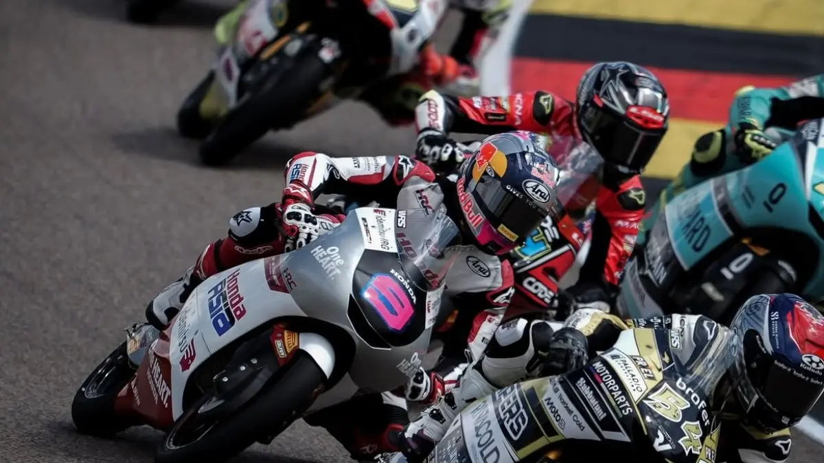 Veda Ega Pratama di Sirkuit Sachsenring, Jerman. (instagram/veda54) 