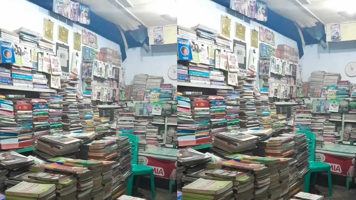 Toko Buku Antik Mustaqim. (SITI ROIHANI)