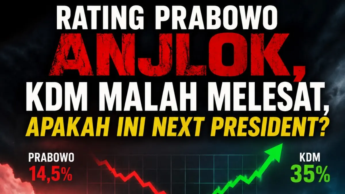 Rating Prabowo Anjlok, KDM Malah Melesat, Apakah Ini Next President?