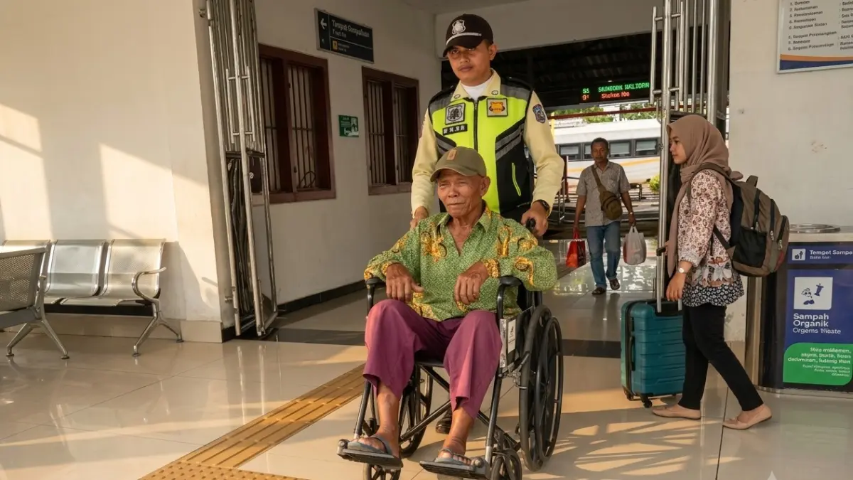 KAI Daop 9 Jember Catat Peningkatan Penumpang Lansia dan Difabel pada Semester I 2026, Bukti Layanan Transportasi Semakin Inklusif (HUMAS DAOP 9)